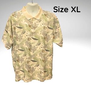 Stylo Men’s Tropical Print Shirt – Las Vegas Embroidered – Size XL